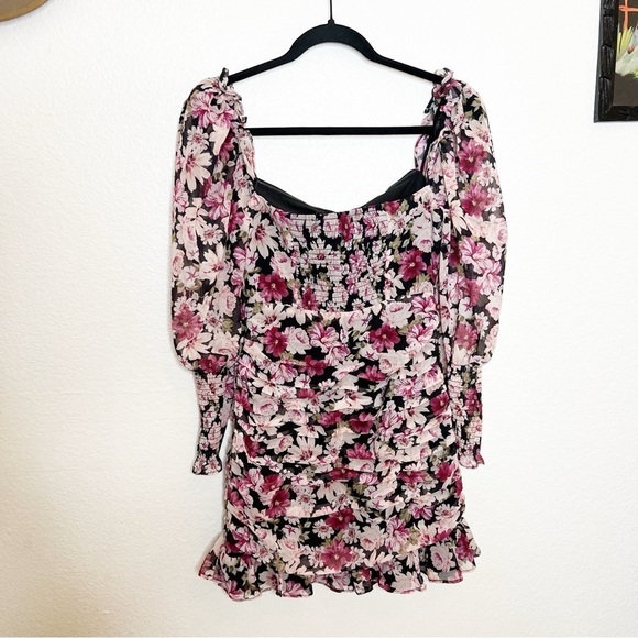 ASTR Keira Floral Mini Dress XS - Picture 4 of 7
